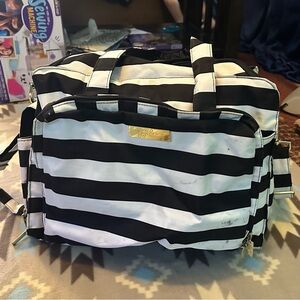 Striped Jujube diaper bag